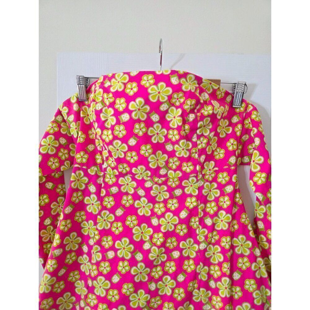 VTG Lilly pulitzer Sleeveless Floral Mini Dress 4 - Picture 3 of 7
